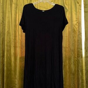Black Short Sleeve Dress